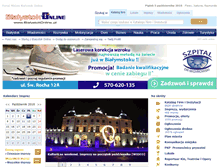 Tablet Screenshot of bialystokonline.pl